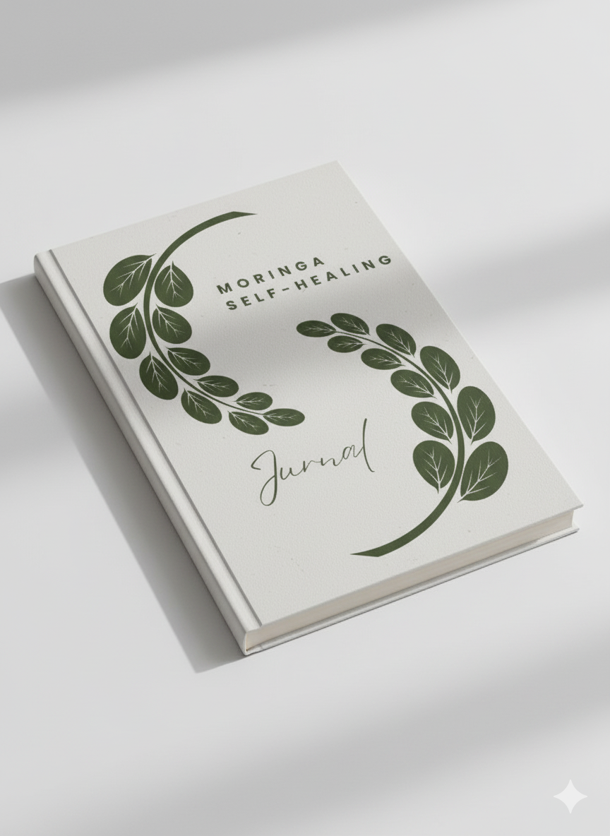 Mockup Moringa Self-Healing Journal
